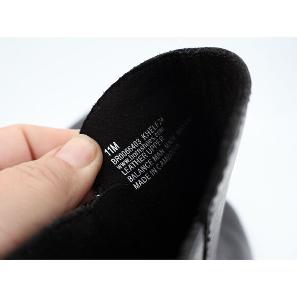 Born Womens Ellaria Boot Size 11 Black Leather Bootie Block Heel Comfy Zip Up - Picture 9 of 10